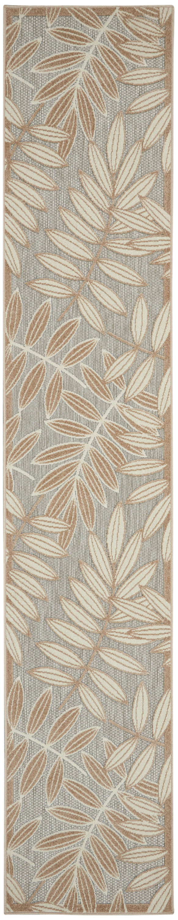 Nourison Aloha 12' Runner Area Rug ALH18 Natural