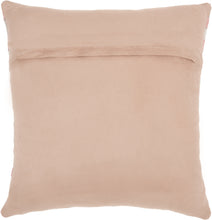 Load image into Gallery viewer, Mina Victory Natural Leather Hide Burst Rose Throw Pillow S4285 20&quot; x 20&quot;

