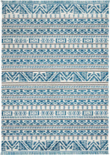 Load image into Gallery viewer, Nourison Kamala DS503 Blue and White 5&#39;x7&#39; Area Rug DS503 Ivory/Blue
