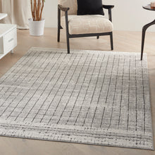 Load image into Gallery viewer, Nourison Concerto 4&#39; x 6&#39; Area Rug CNC13 Ivory/Grey

