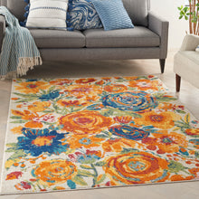 Load image into Gallery viewer, Nourison Allur 5&#39; x 7&#39; Ivory Multicolor Area Rug ALR07 Ivory Multicolor
