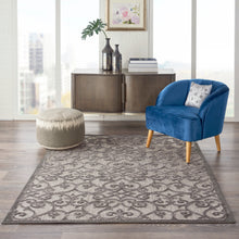 Load image into Gallery viewer, Nourison Aloha 4&#39;x6&#39; Grey Patio Area Rug ALH21 Grey/Charcoal
