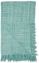 Load image into Gallery viewer, Mina Victory Indoor/Outdoor Woven Aqua Throw Blanket IH018 50&quot; x 60&quot;
