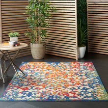 Load image into Gallery viewer, Nourison Aloha ALH21 5&#39;x8&#39; Multicolor Easy-care Indoor-outdoor Rug ALH21 Multicolor
