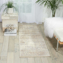 Load image into Gallery viewer, Nourison Graphic Illusions GIL09 White 8&#39; Runner Hallway Rug GIL09 Ivory

