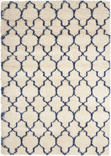 Load image into Gallery viewer, Nourison Amore AMOR2 Blue and Ivory 7&#39; Square Rug AMOR2 Ivory/Blue
