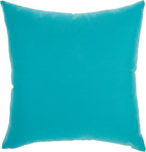Load image into Gallery viewer, Mina Victory Raised Butterfly Indoor/Outdoor Turquoise Throw Pillow L0204 18&quot;X18&quot;
