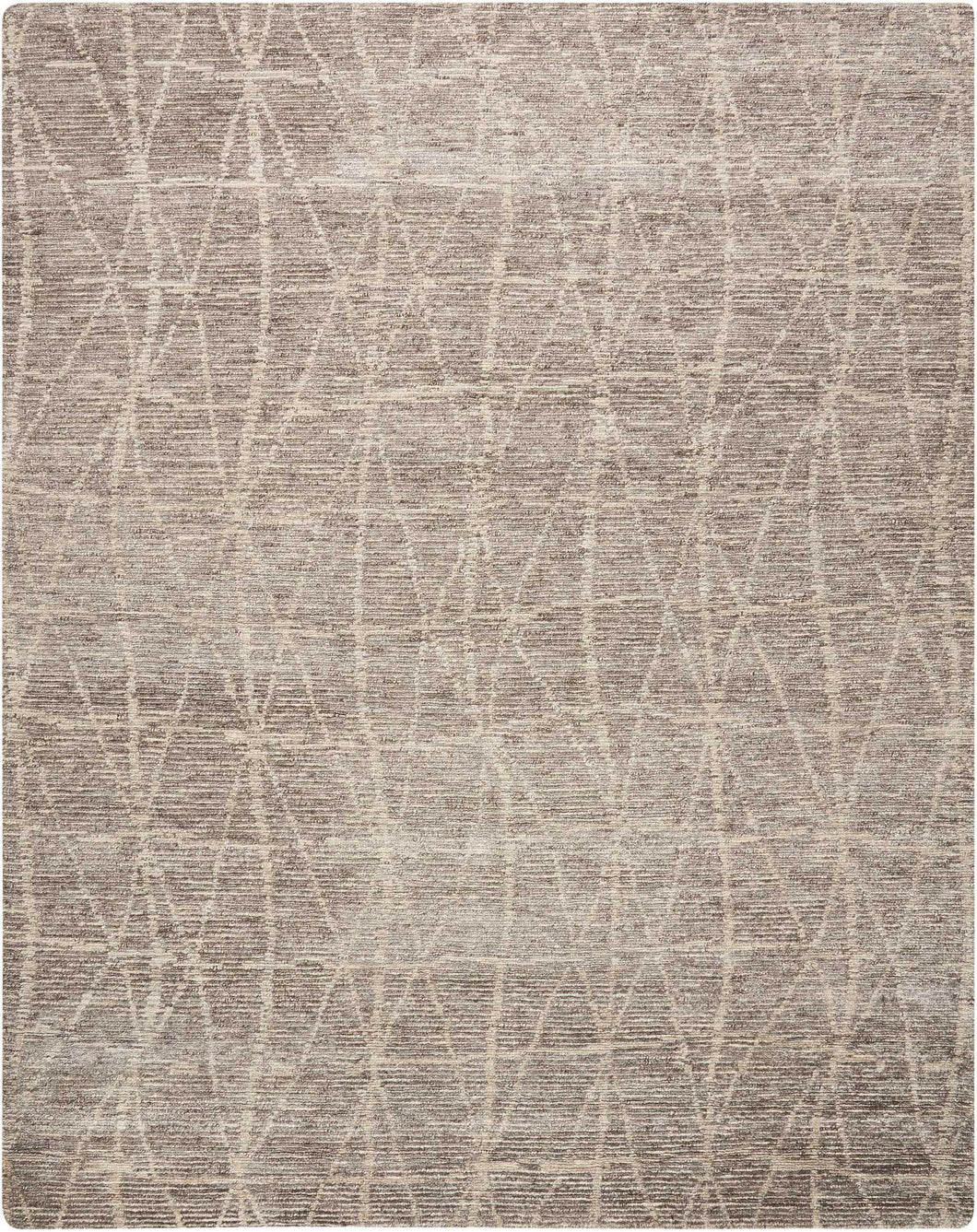 Nourison Ellora ELL02 Beige 9'x12' Oversized Handmade Rug ELL02 Sand