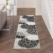 Load image into Gallery viewer, Nourison Aloha 2&#39; x 12&#39; Area Rug ALH05 Black White
