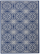 Load image into Gallery viewer, Nourison Jubilant 4&#39; x 6&#39; Navy Ivory Transitional Area Rug JUB06 Navy/Ivory
