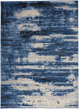 Load image into Gallery viewer, Calvin Klein River Flow 7&#39; Runner Blue Grey Area Rug RFV01 Blue/Grey
