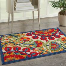 Load image into Gallery viewer, Nourison Aloha 3&#39; x 4&#39; Area Rug ALH20 Red/Multi
