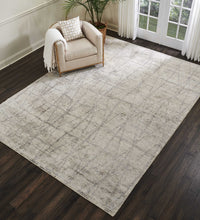 Load image into Gallery viewer, Nourison Ellora ELL02 Grey 10&#39;x14&#39; Oversized Handmade Rug ELL02 Stone
