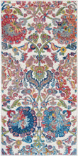 Load image into Gallery viewer, Nourison Ankara Global ANR06 Blue and Ivory French Country Area Rug ANR06 Ivory/Blue
