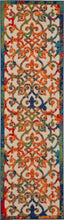 Load image into Gallery viewer, Nourison Aloha ALH21 8&#39; Runner Multicolor Easy-care Indoor-outdoor Rug ALH21 Multicolor
