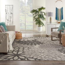 Load image into Gallery viewer, Nourison Aloha 10&#39;x13&#39; Silver Grey Area Rug ALH05 Silver Grey
