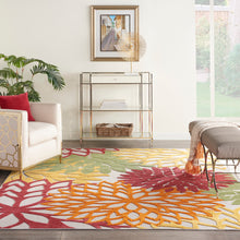 Load image into Gallery viewer, Nourison Aloha 9&#39; x 12&#39; Area Rug ALH05 Red Multi Colored
