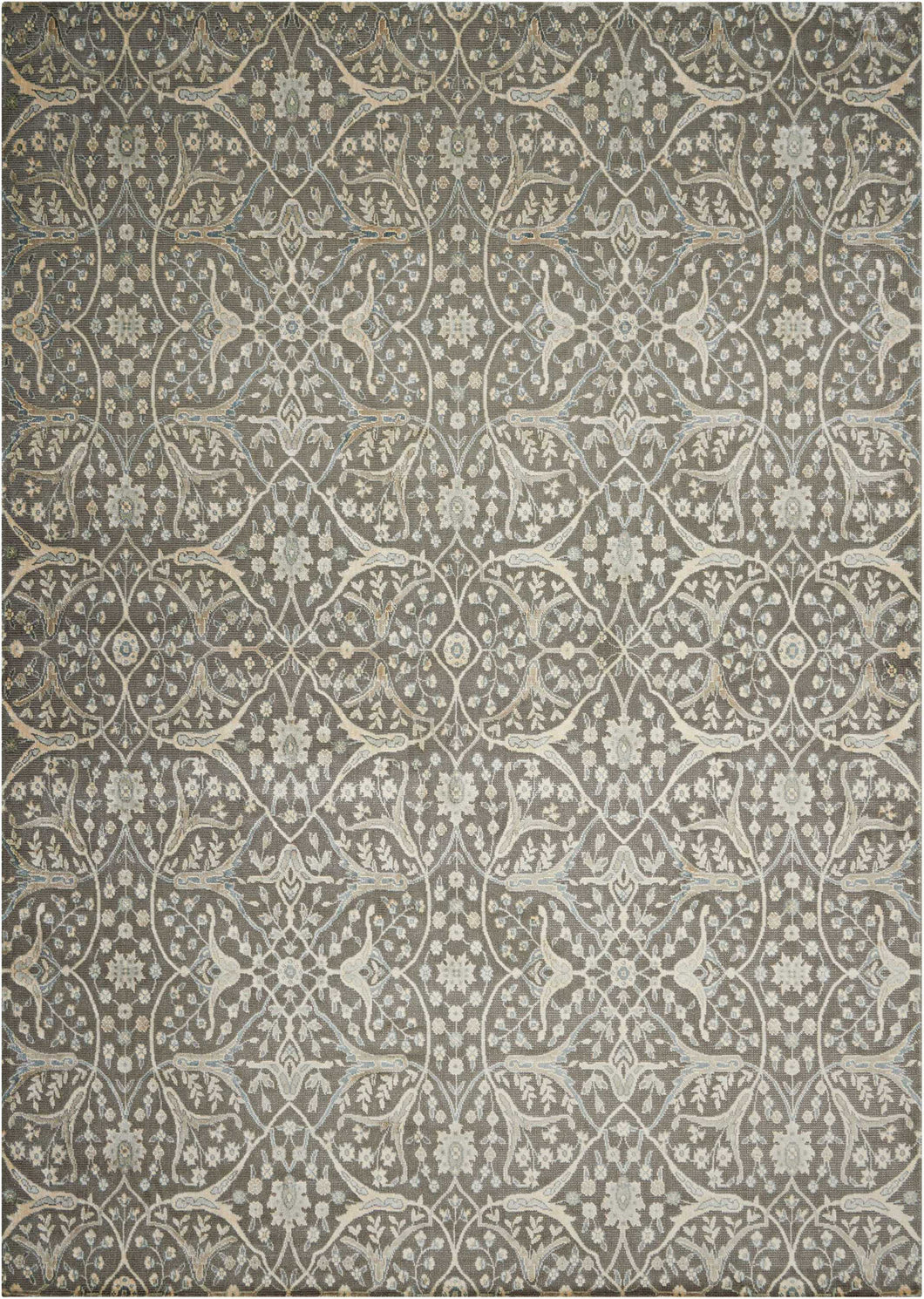 Nourison Luminance LUM08 Grey 8'x11' Rug LUM08 Steel