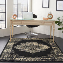 Load image into Gallery viewer, Nourison Grafix GRF14 6&#39;x9&#39; Black and White Rug
