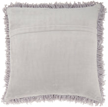 Load image into Gallery viewer, Kathy Ireland Home Curly Shag Grey Throw Pillow TL208 20&quot;X20&quot;
