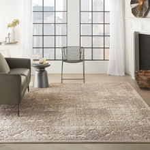 Load image into Gallery viewer, Nourison Graphic Illusions GIL09 White 7&#39;x10&#39; Rug GIL09 Ivory
