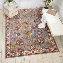 Load image into Gallery viewer, Nourison Lagos LAG04 Light Blue Multicolor 8&#39;x10&#39; Large Low-pile Rug LAG04 Sky
