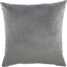 Load image into Gallery viewer, Nourison Luminescence Metallic Splash Light Grey Throw Pillow QY168 18&quot;X18&quot;
