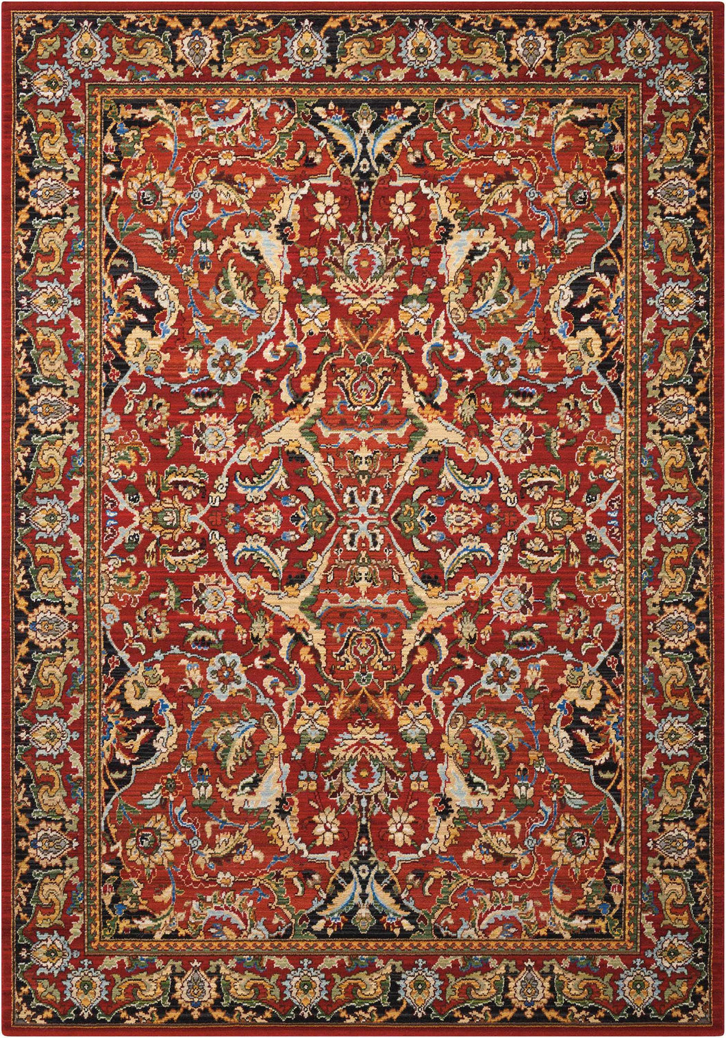 Nourison Timeless TML15 Red 10'x14' Rug TML15 Red