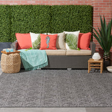 Load image into Gallery viewer, Nourison Cozumel 8&#39; x 10&#39; Area Rug CZM01 Dark Grey
