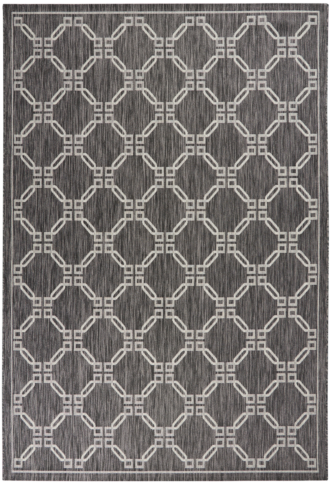 Nourison Country Side 6' x 9' Area Rug CTR02 Charcoal