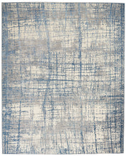 Load image into Gallery viewer, Nourison Ck950 Rush 9&#39; x 12&#39; Area Rug CK950 Ivory Blue
