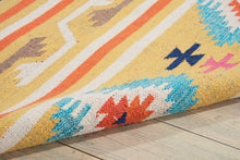 Load image into Gallery viewer, Nourison Baja BAJ03 Yellow 4&#39;x6&#39; Southwestern Area Rug BAJ03 Yellow
