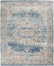 Load image into Gallery viewer, Nourison Concerto 8&#39; x 10&#39; Area Rug CNC11 Ivory Blue

