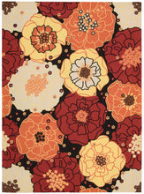 Load image into Gallery viewer, Nourison Home &amp; Garden RS021 Black 5&#39;x8&#39; Area Rug RS021 Black

