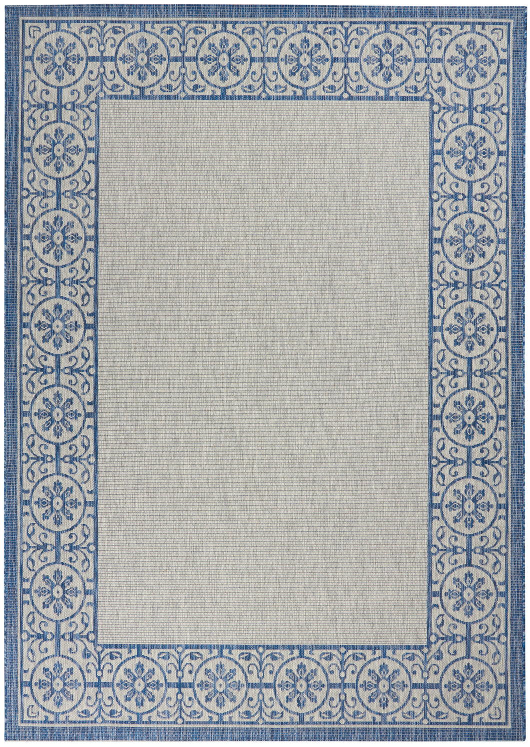 Nourison Country Side 6' x 9' Area Rug CTR03 Ivory Blue