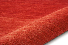 Load image into Gallery viewer, Calvin Klein Linear Glow GLO01 Red 4&#39;x6&#39; Area Rug GLO01 Sumac
