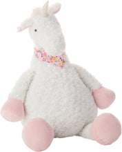 Load image into Gallery viewer, Mina Victory Plushlines Ivory Unicorn Plush Animal Pillow Toy N1564 22&quot; x 26&quot;
