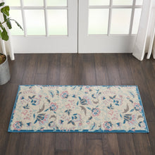 Load image into Gallery viewer, Nourison Jubilant 2&#39; x 4&#39; Small White Multicolor Floral Area Rug JUB15 Ivory/Multicolor
