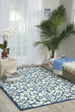 Load image into Gallery viewer, Nourison Home &amp; Garden RS093 Blue 5&#39;x8&#39; Area Rug RS093 Blue
