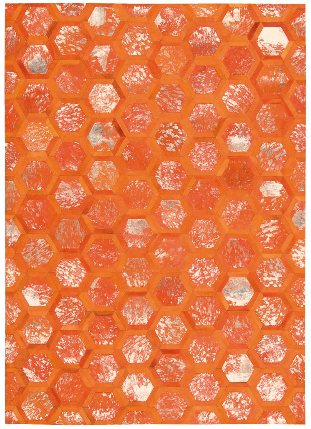 Michael Amini City Chic MA100 Orange 5'x8' Area Rug MA100 Tangerine