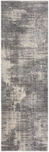 Load image into Gallery viewer, Nourison Ck950 Rush 8&#39; Round Area Rug CK953 Grey/Beige
