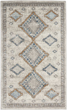 Load image into Gallery viewer, Nourison Concerto 3&#39; x 5&#39; Area Rug CNC14 Ivory/Grey/Blue
