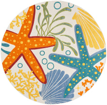 Load image into Gallery viewer, Nourison Aloha 8&#39; Round Area Rug ALH24 Multicolor
