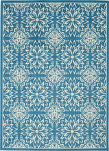 Load image into Gallery viewer, Nourison Jubilant 4&#39; x 6&#39; Ivory Blue Transitional Area Rug JUB06 Ivory/Blue

