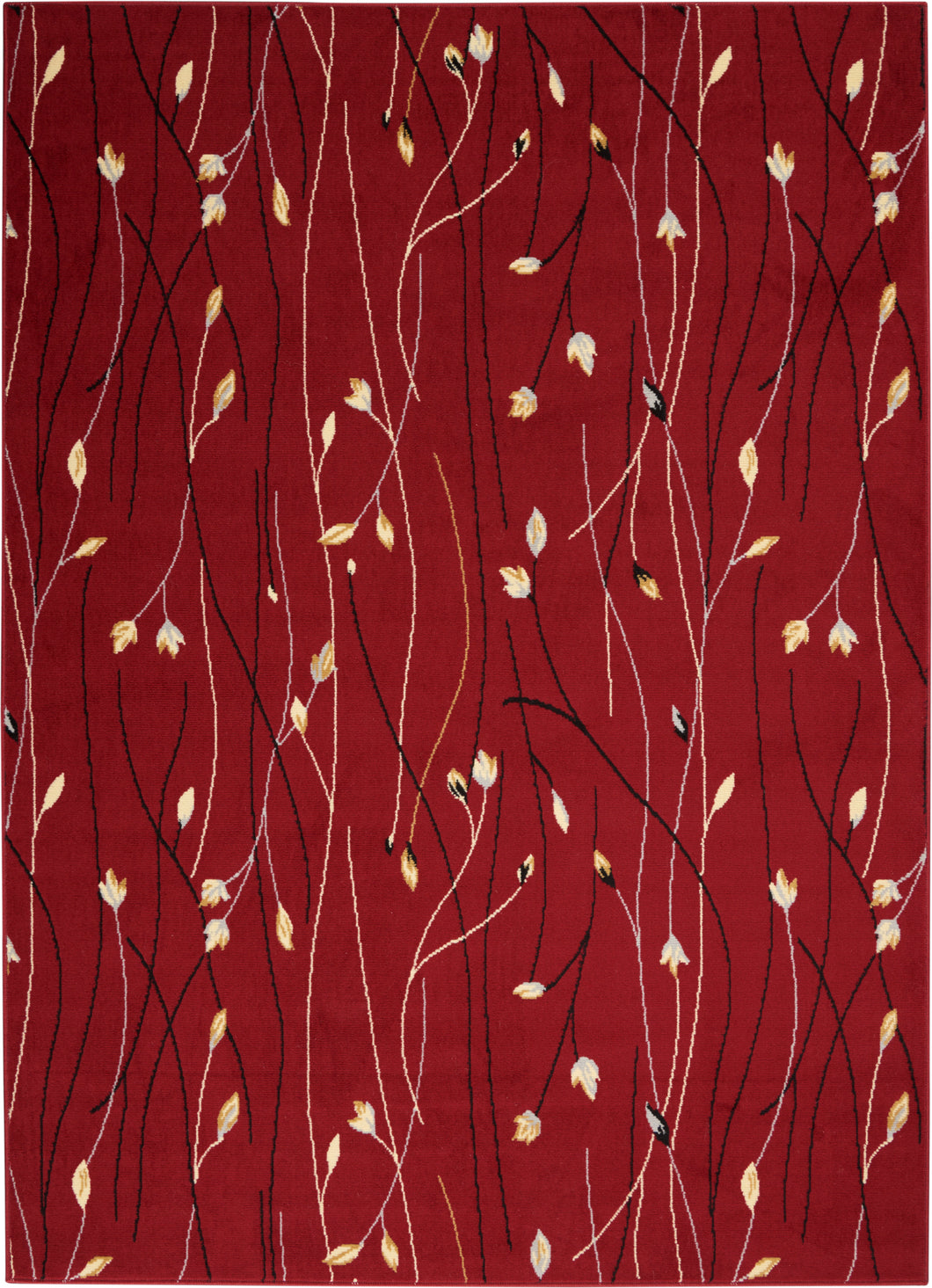 Nourison Grafix GRF15 Red 5'x7' Area Rug GRF15 Red