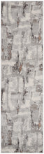 Load image into Gallery viewer, Nourison Elation 8&#39; Runner Area Rug ETN06 Grey Ivory
