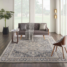 Load image into Gallery viewer, Kathy Ireland Moroccan Celebration 8&#39;x11&#39; Area Rug KI381 Navy
