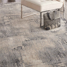 Load image into Gallery viewer, Kathy Ireland Moroccan Celebration 8&#39;x11&#39; Area Rug KI388 Blue/Beige
