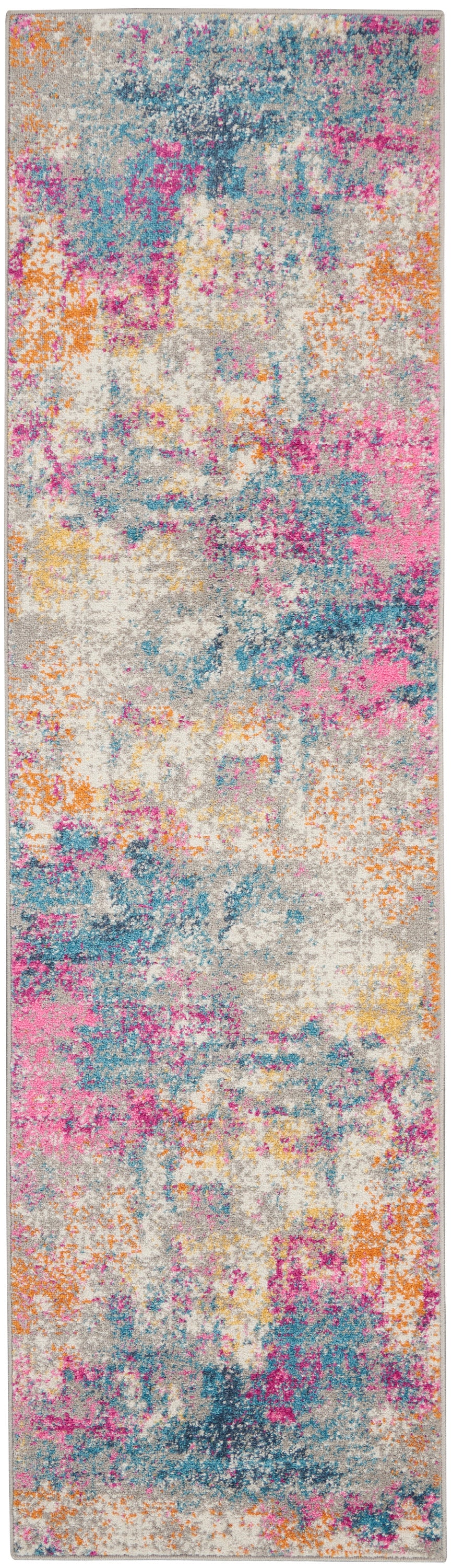 Nourison Passion 10' Runner Ivory Multicolor Area Rug PSN36 Ivory/Multi