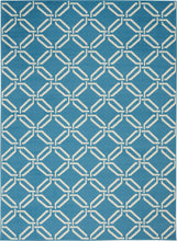 Load image into Gallery viewer, Nourison Jubilant JUB17 Blue 5&#39;x7&#39; Mid-century Area Rug JUB17 Blue
